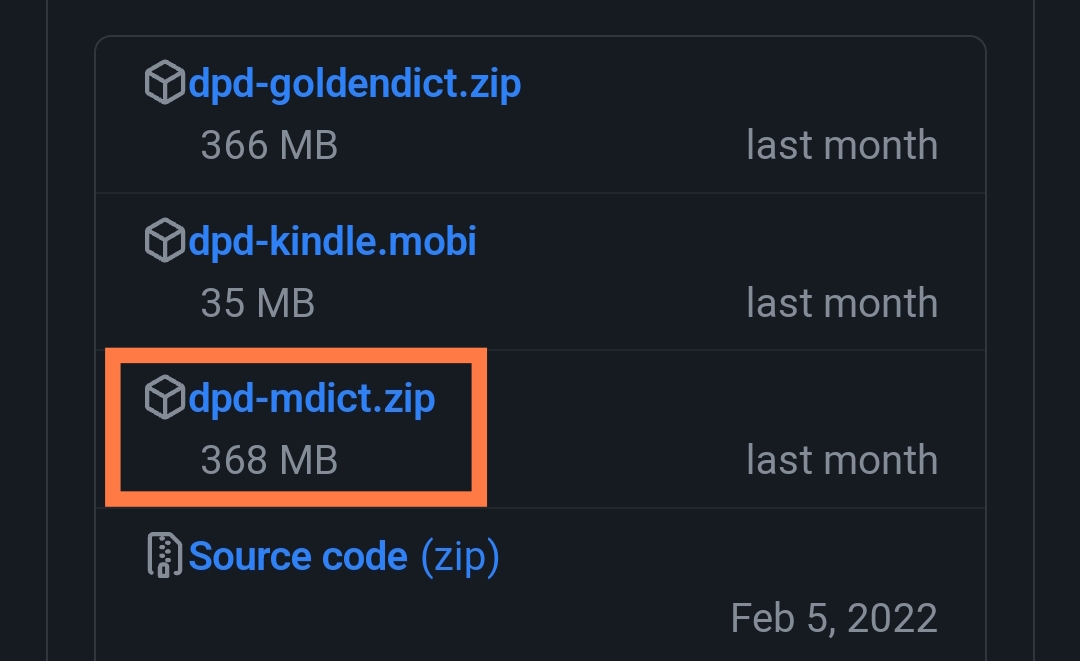 github mdict